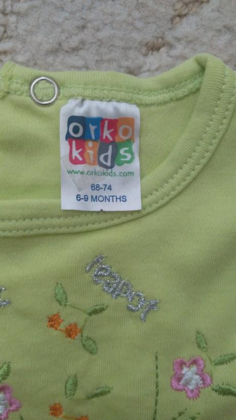 Tričko a šortky značky orko kids, 68