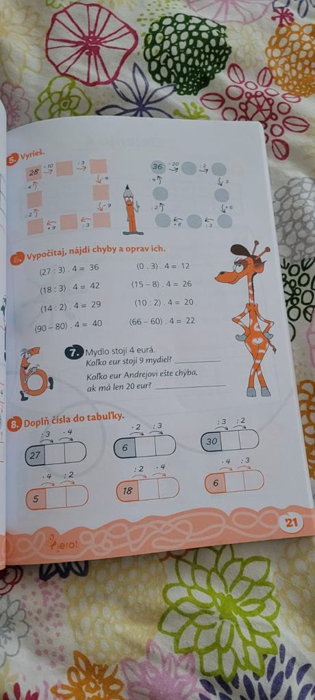 Domáce precvičovanie matematika 3. ročnik,