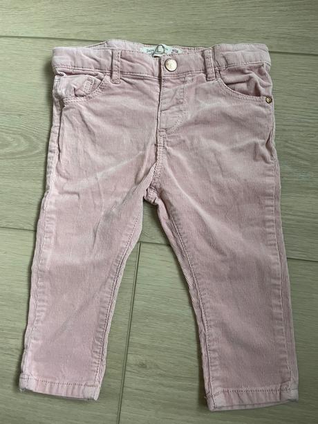 Menčestrové nohavice zara, zara,80