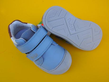 Detské kožené topánky ponté sky blue, 22 - 33