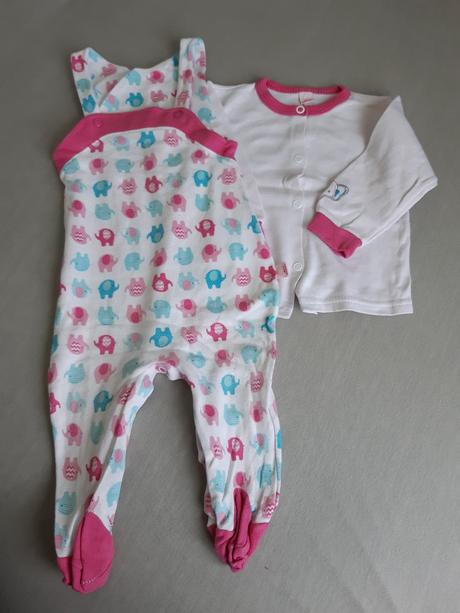 Súprava dupačky s košieľkou, 74