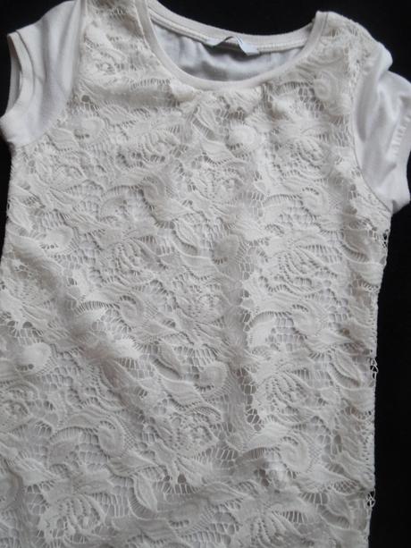 Čipkové tričko, george,146