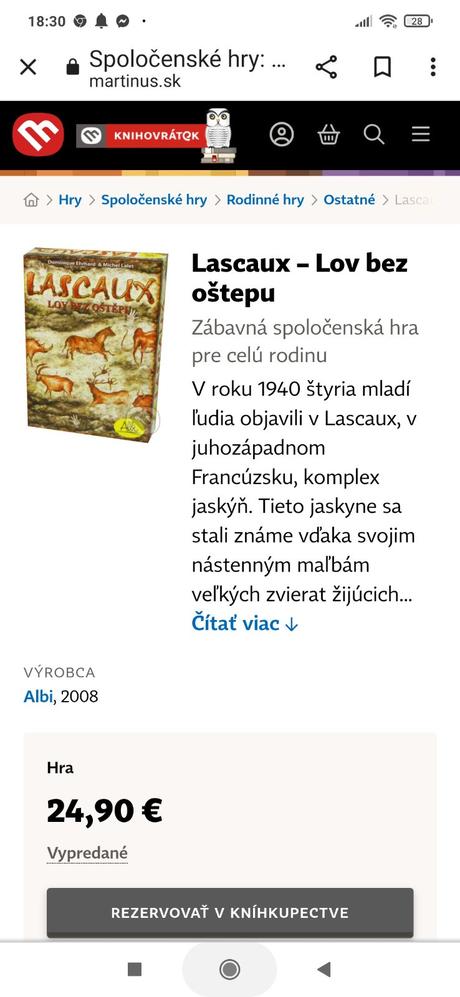 Lascaux spol.hra nova, 
