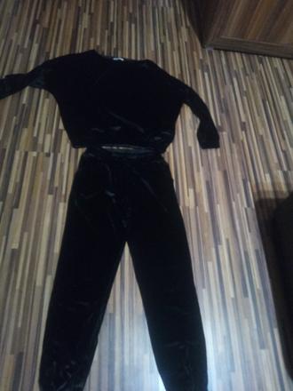 Velurova tepláková súprava, xl