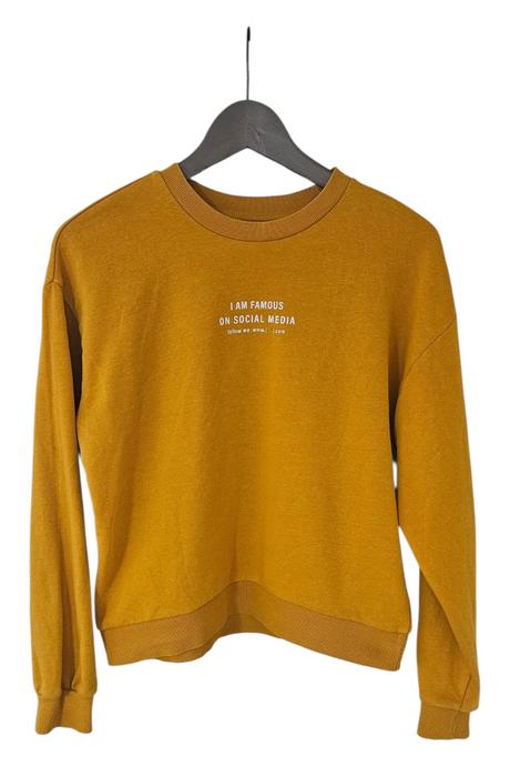 Horčicová dámska mikina, bershka,xs