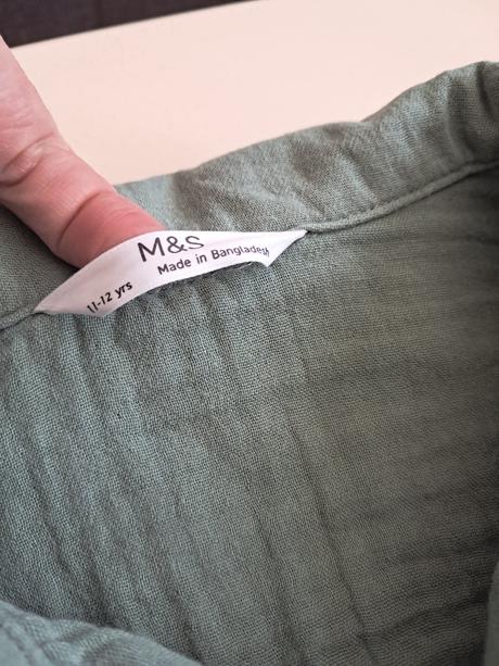 Muselinova košeľa v.11-12r, marks & spencer,146