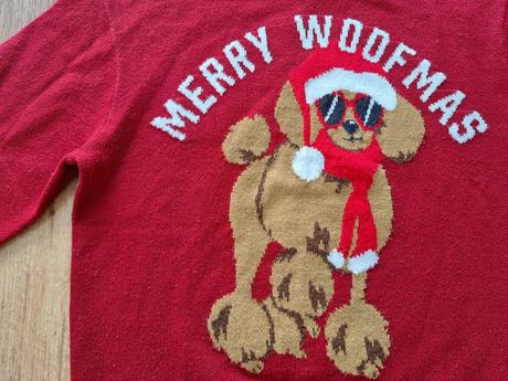 Vianočný pulóver 146/152, h&m,146