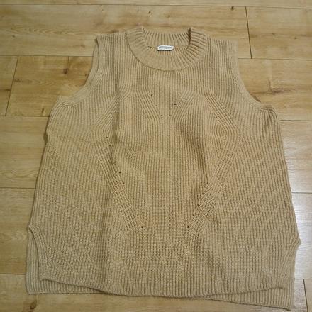 Béžová vlnená vesta, tchibo,46