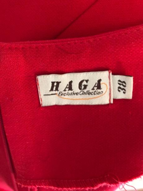 Šaty spoločenské červené, 38