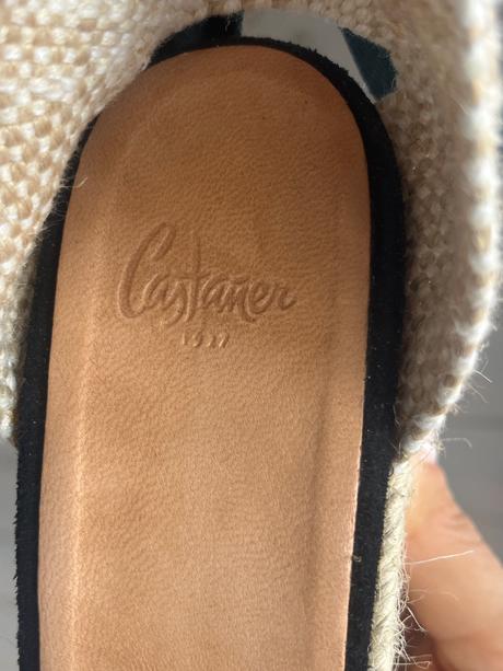 Letná elegancia castañer espadrilky, 39