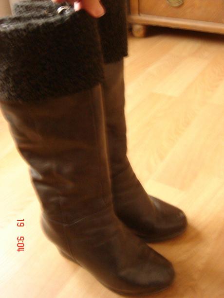 Vysoke platformove teple cizmy na donosenie, 39