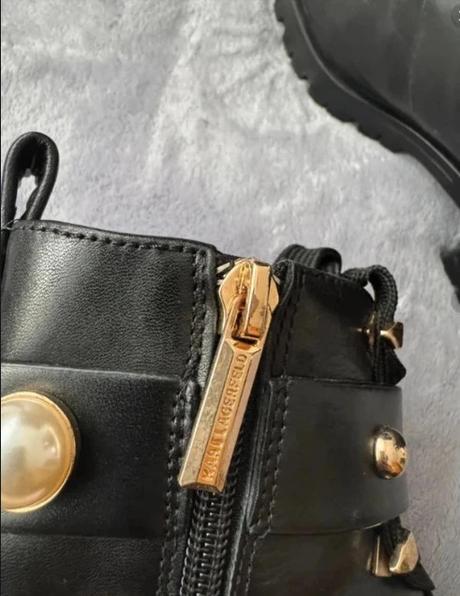 Karl lagerfeld perry military pearl boot, karl lagerfeld,36