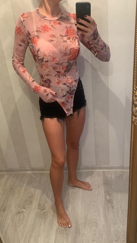 Kvetove sietove damske body, s