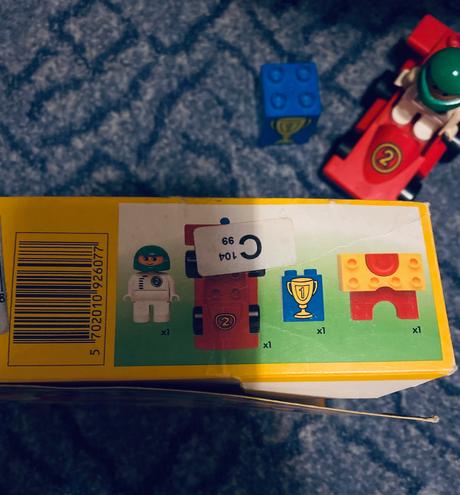 Staré lego pretekár- retro,