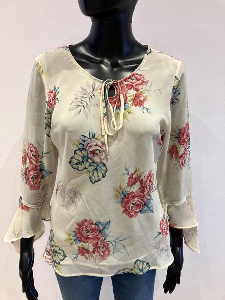 Dámska kvetovaná blúzka, s
