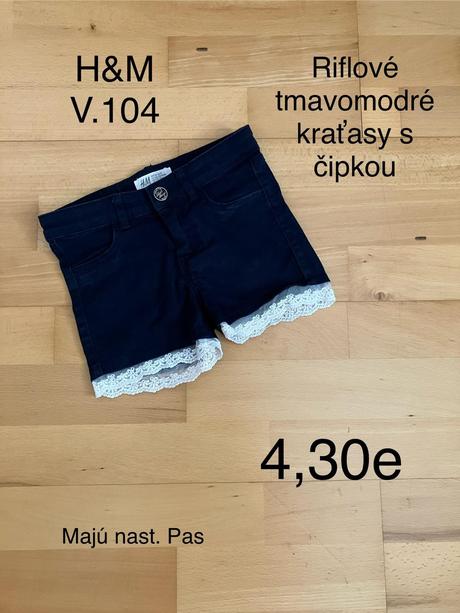 Kraťasy h&m, h&m,104