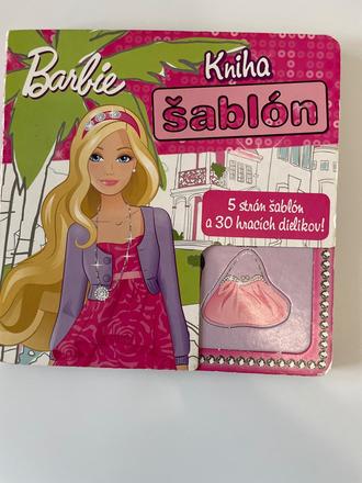 Barbie kniha šablón, 