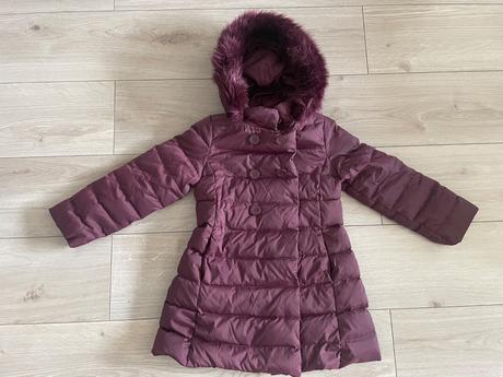 Paperová predĺžená bunda/kabátik, benetton,128