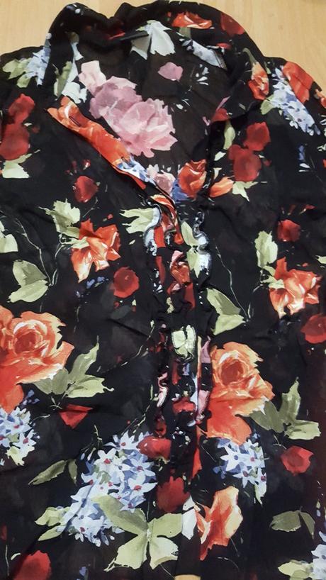 Kvetovaná blúza, xl