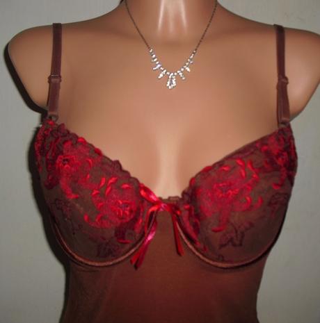 Hneda vysivana kosielka, s