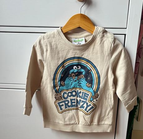 Béžová unisex bavlnená mikina, 98, 98