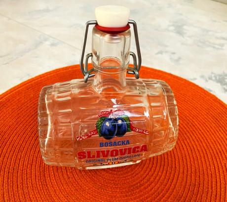 Fľaša na slivovicu / súdok, 