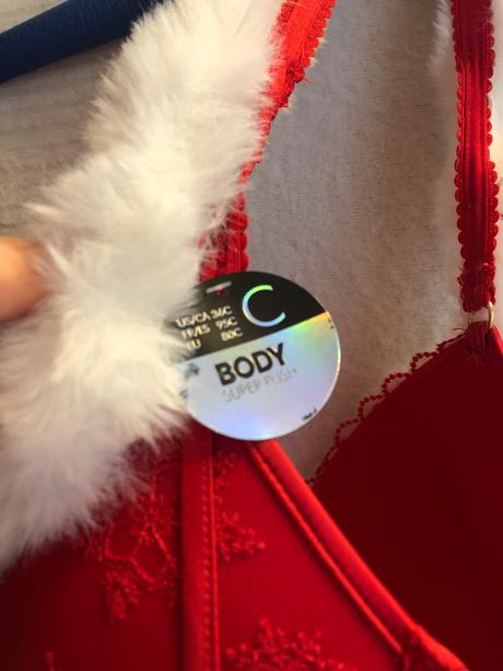 Nové červené sexy čipkované push-up body, 80 c, new yorker,80c