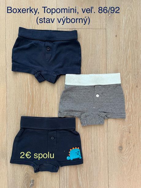 Boxerky topomini veľ. 86/92, topomini,86
