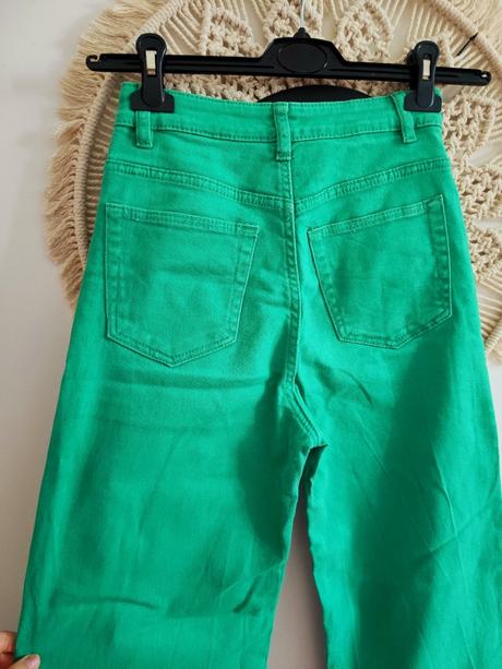 Široké džínsy s vysokým sedom, h&m,s