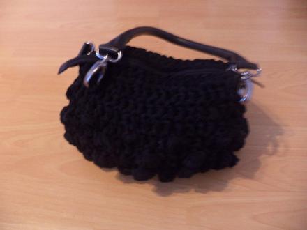 Damska pletena kabelka,