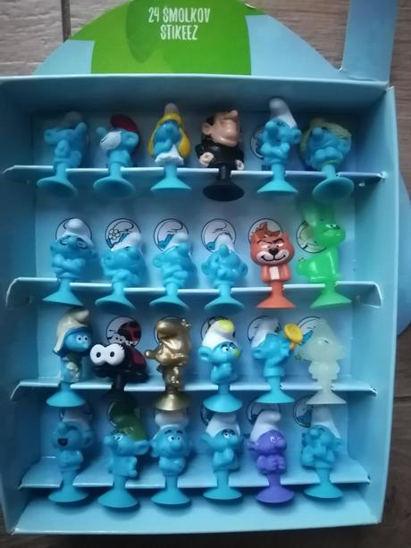 Šmolkovia stikeez komplet,