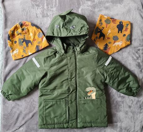 Lindex bunda + ciqpka a šatka, lindex,110