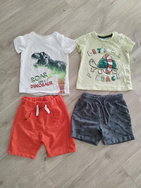 Kraťasky s tričkom 2ks, dopodopo,80