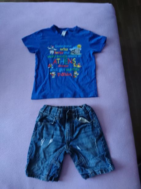 Riflove kratasy + tricko gratis, f&f,122