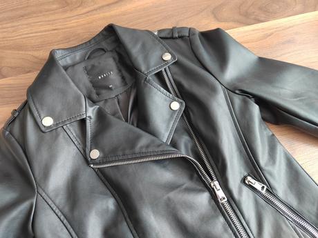 Dievčenská kožená bunda veľ.č. 34, mohito,34