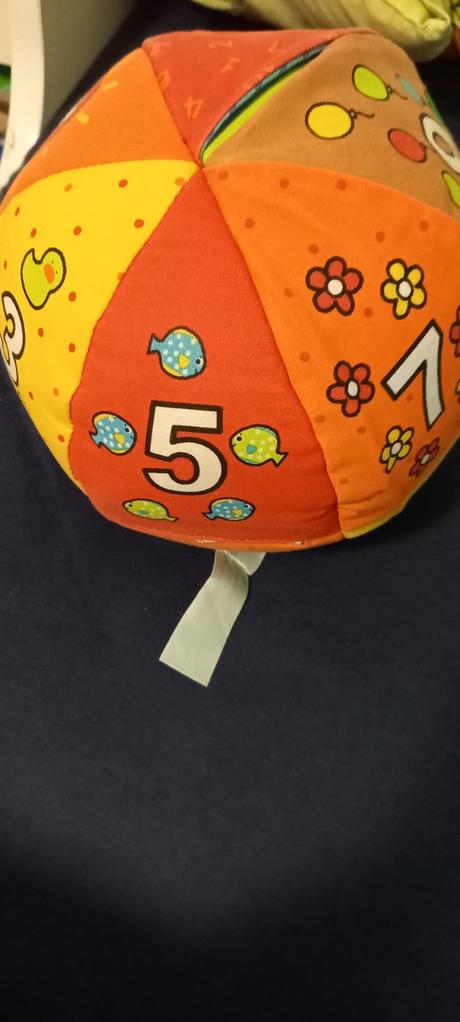 Lopta anglická abeceda a čísla, 