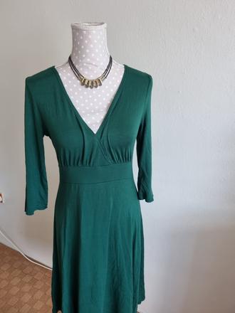 Zelene elast.šaty reserved 38, reserved,38
