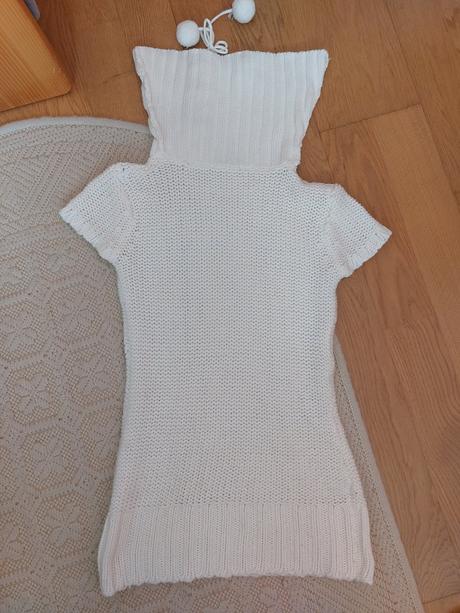 Biely vlnený sveter, clockhouse veľ. m, clockhouse,m