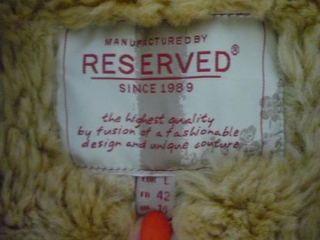 Bunda s kapucou, reserved,l