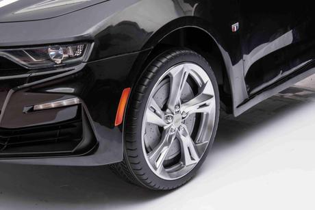 Elektrické autíčko chevrolet camaro 12v, čierne,
