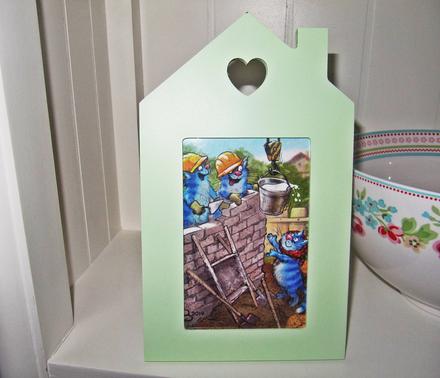 Obraz - stavba domu,