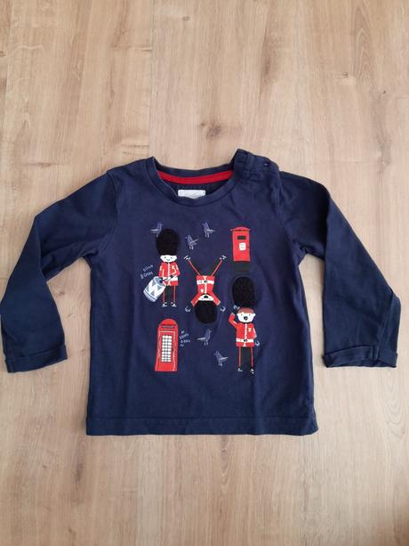Tričko s anglickým motívom, mothercare,86