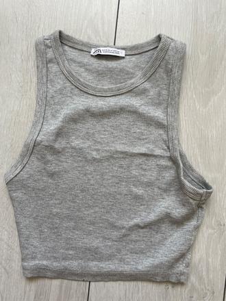 Nenosený croptop, zara,s