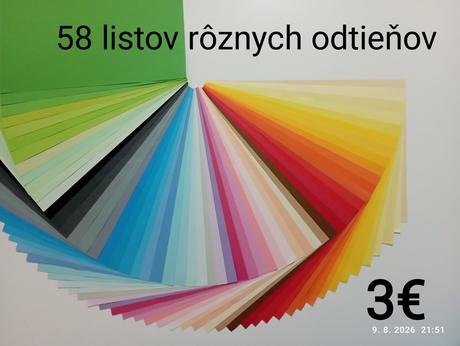 Rôzne výtvarné a školské potreby,