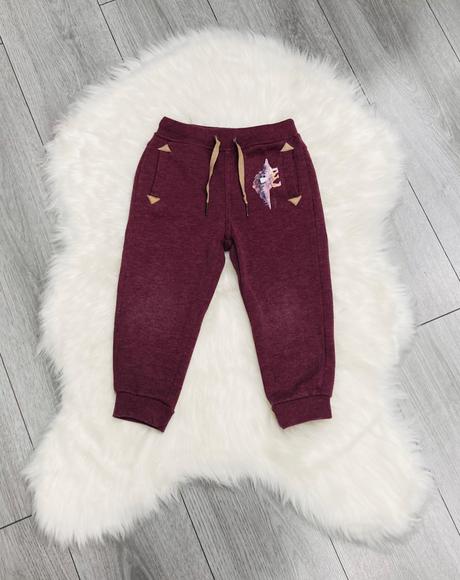 Bordové coccodrillo tepláky veľ. 98(104), coccodrillo,98