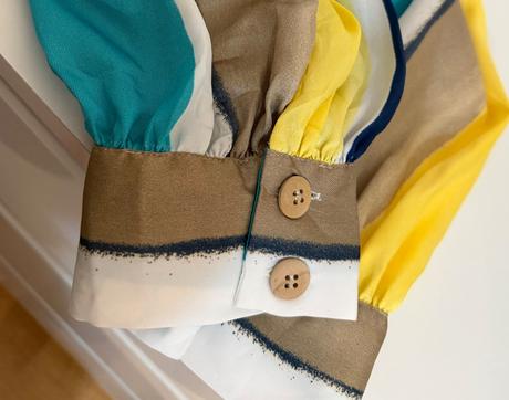 Zara saténová viazaná blúzka, zara,l