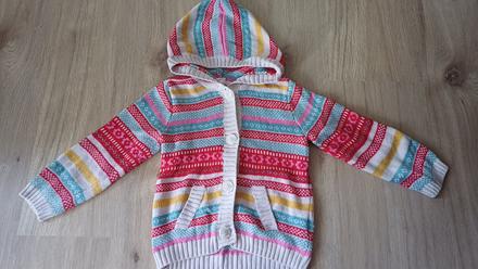 Štrikovaný sveter na gombíky h&m 92, h&m,92