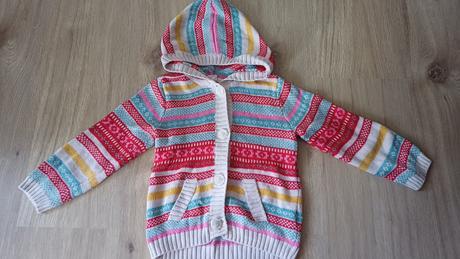 Štrikovaný sveter na gombíky h&m 92, h&m,92