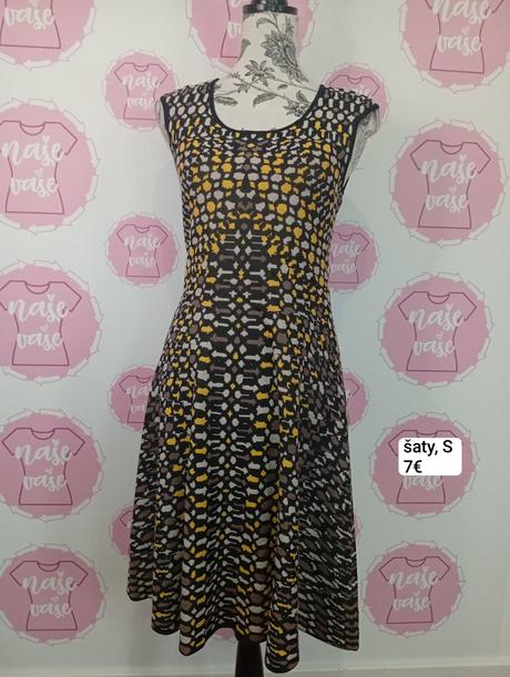 Vzorované šaty, s
