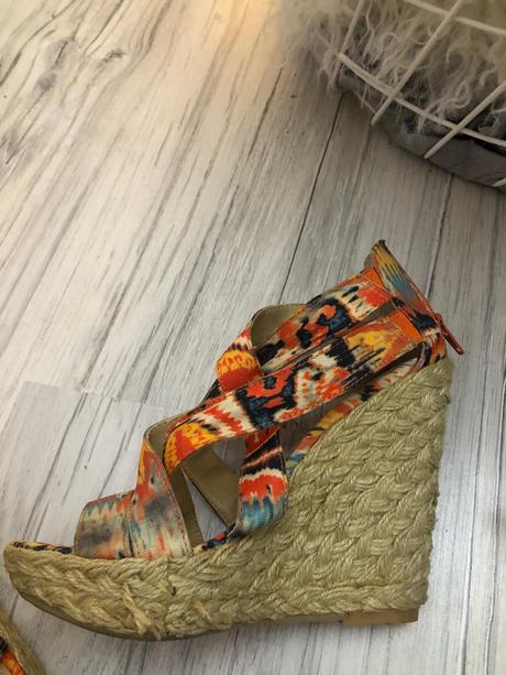 Letne topanky na platforme, 37